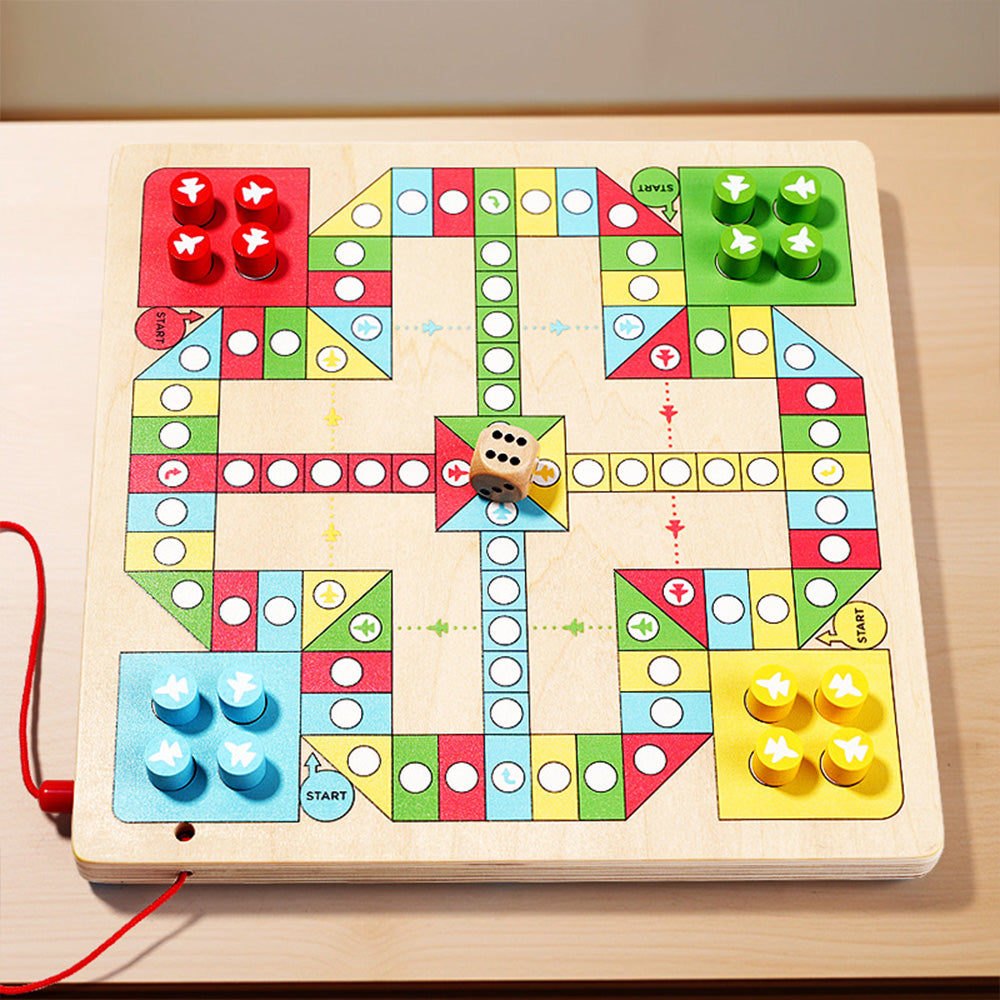 LC-1209 Magnetic Color and Number Maze,Montessori Toy,Wooden Magnet Balls Puzzles,Toddler Busy Board Game