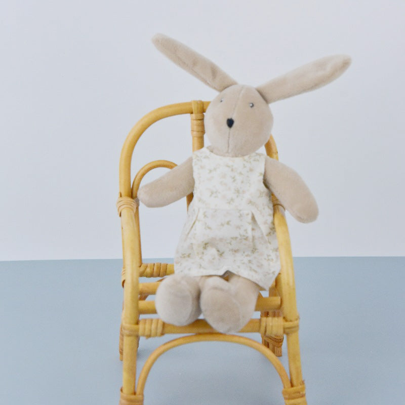 10“ Bunny Toys for Kids, Easter Bunny, Hand Made Rabbit Family Dolls with Removable Clothes, Suitable for Infants, Boys and Girls, Dollhouse People, Easter Basket Essentials