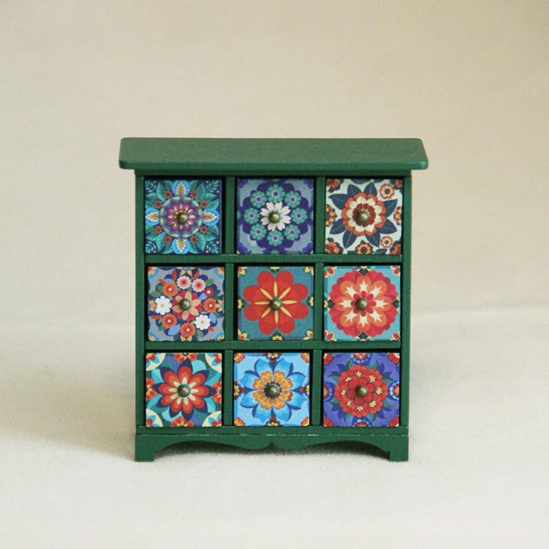 1:12 Doll House 3 Layer Drawer Cabinet, Mini Furniture Wooden Doll House Decoration Accessories Wardrobe Clothing Organizer Doll Wardrobe Dollhouse Closet Furniture Accessories