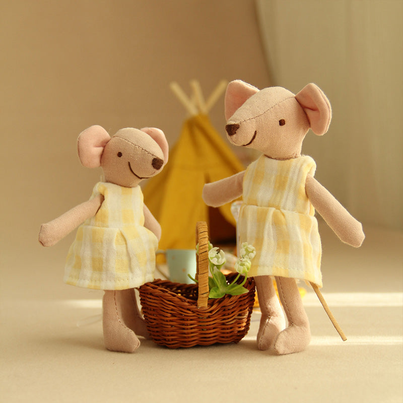 Handmade Plush Stuffed Animal – 6”, Use as Toy or Nursery Room Decor