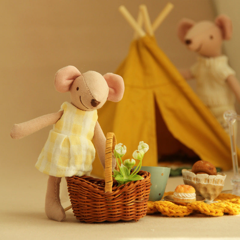 Handmade Plush Stuffed Animal – 6”, Use as Toy or Nursery Room Decor