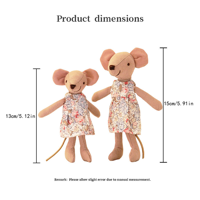 Handmade Plush Stuffed Animal – 6”, Use as Toy or Nursery Room Decor
