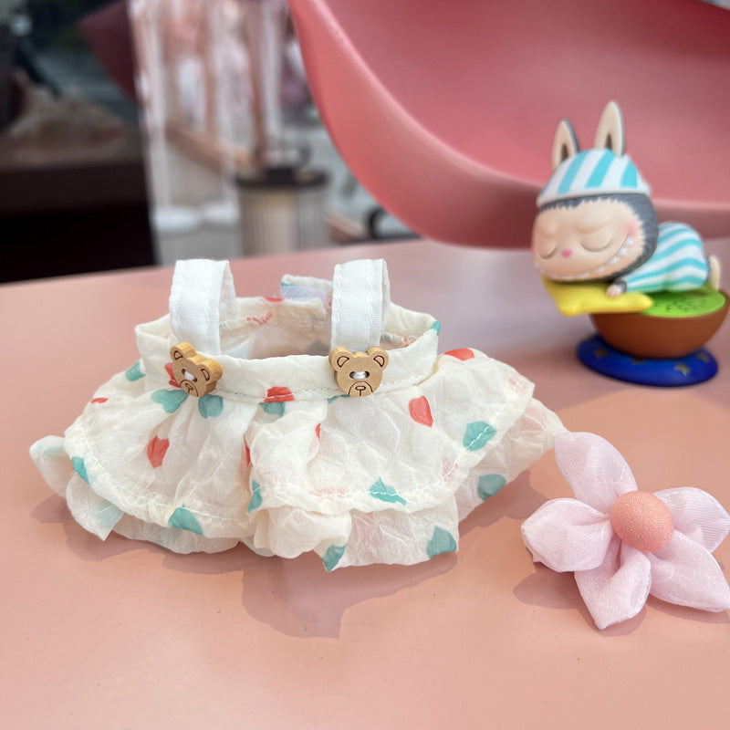Doll Clothes Luxury Chic Style Set for Labubu Dolls, High-End Fashion 17cm Dolls Accessories Premium with Labubu, Outfit Accessories No Doll