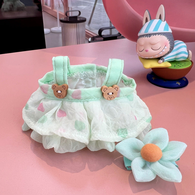 Doll Clothes Luxury Chic Style Set for Labubu Dolls, High-End Fashion 17cm Dolls Accessories Premium with Labubu, Outfit Accessories No Doll