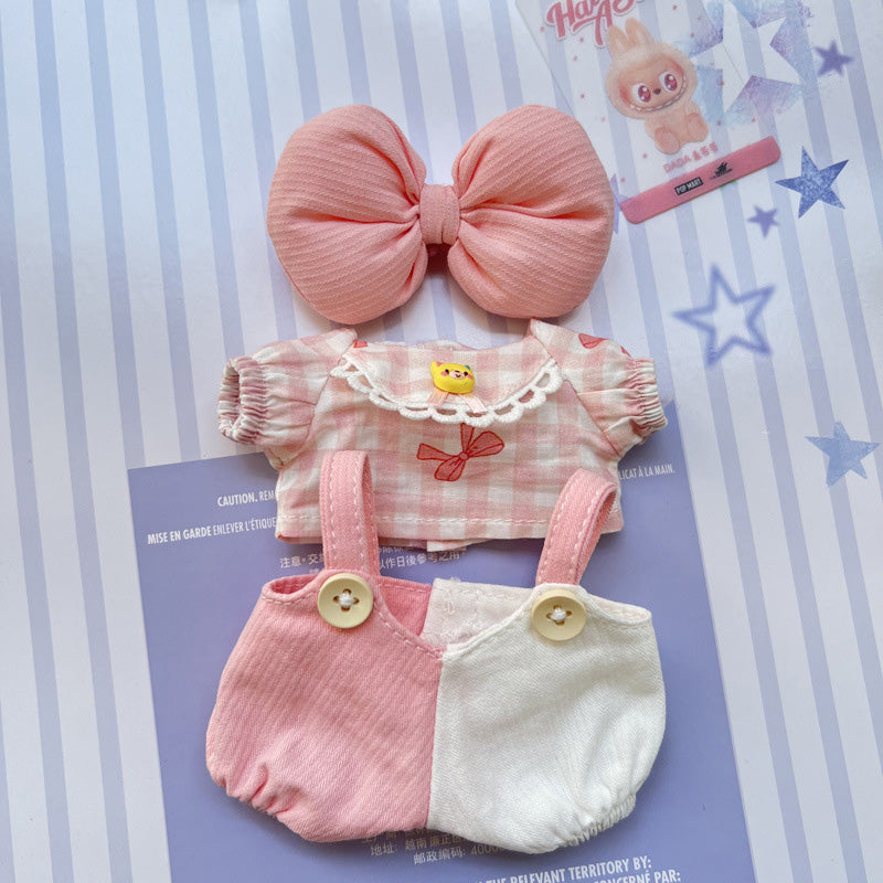 Doll Clothes Luxury Chic Style Set for Labubu Dolls, High-End Fashion 17cm Dolls And 38cm Dolls Accessories Premium with Labubu, Outfit Accessories No Doll