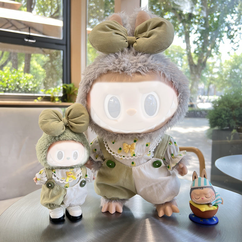 Doll Clothes Luxury Chic Style Set for Labubu Dolls, High-End Fashion 17cm Dolls And 38cm Dolls Accessories Premium with Labubu, Outfit Accessories No Doll