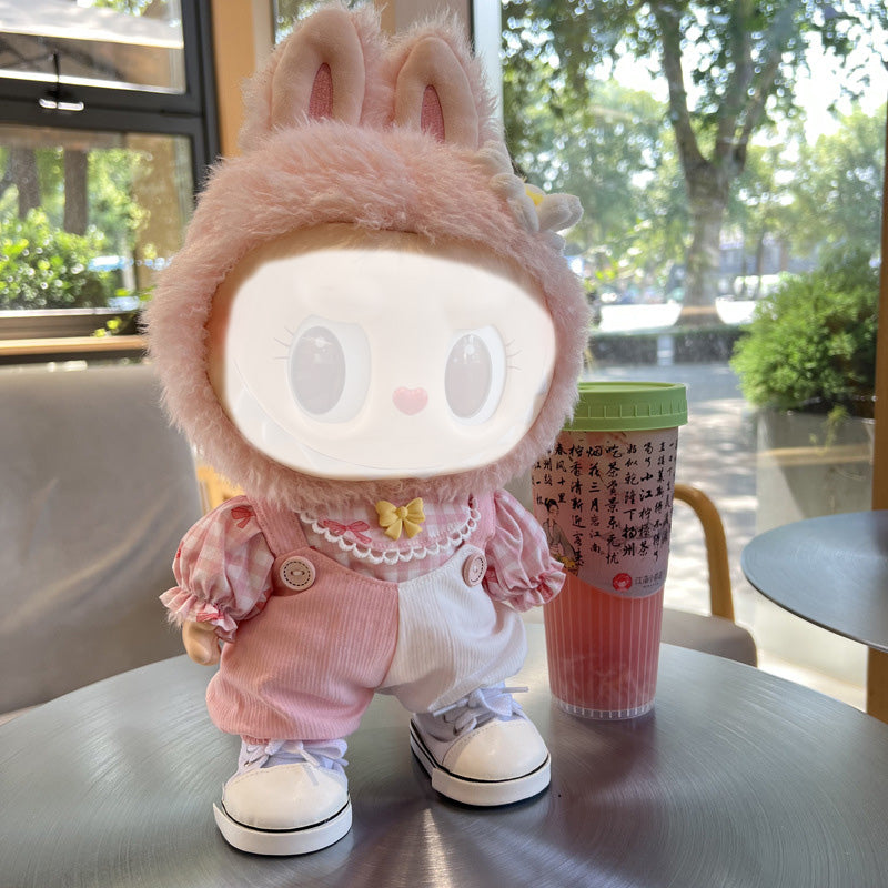 Doll Clothes Luxury Chic Style Set for Labubu Dolls, High-End Fashion 17cm Dolls And 38cm Dolls Accessories Premium with Labubu, Outfit Accessories No Doll
