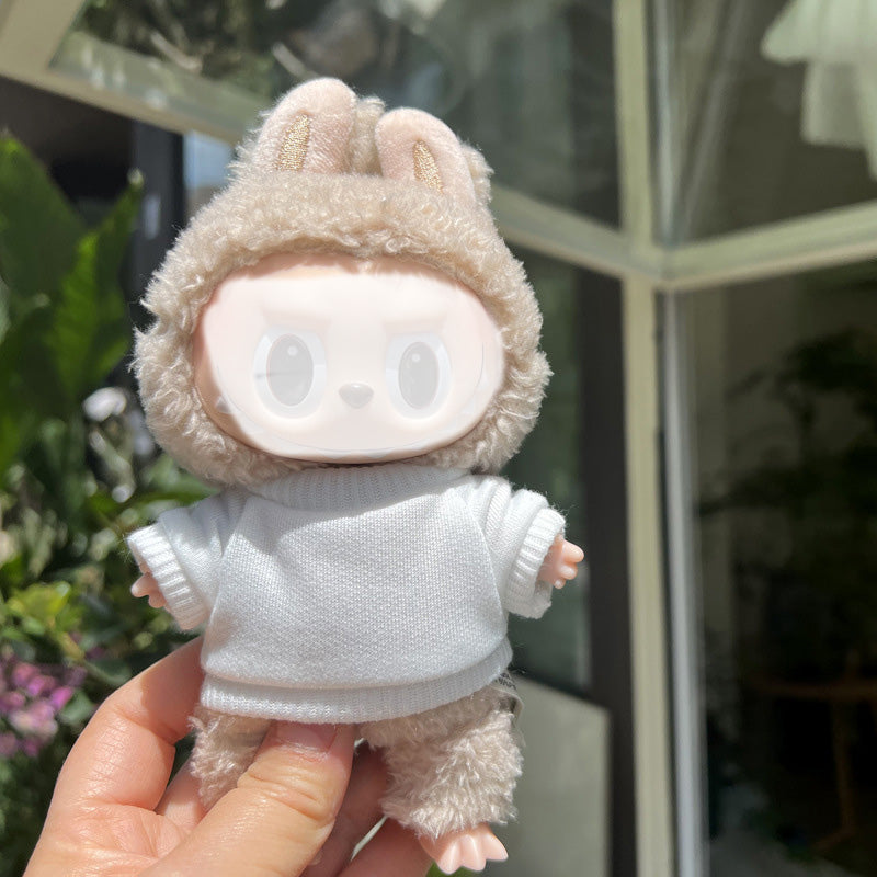 Doll Clothes Luxury Chic Style Set for Labubu Dolls, High-End Fashion 17cm Dolls Accessories Premium with Labubu, Outfit Accessories