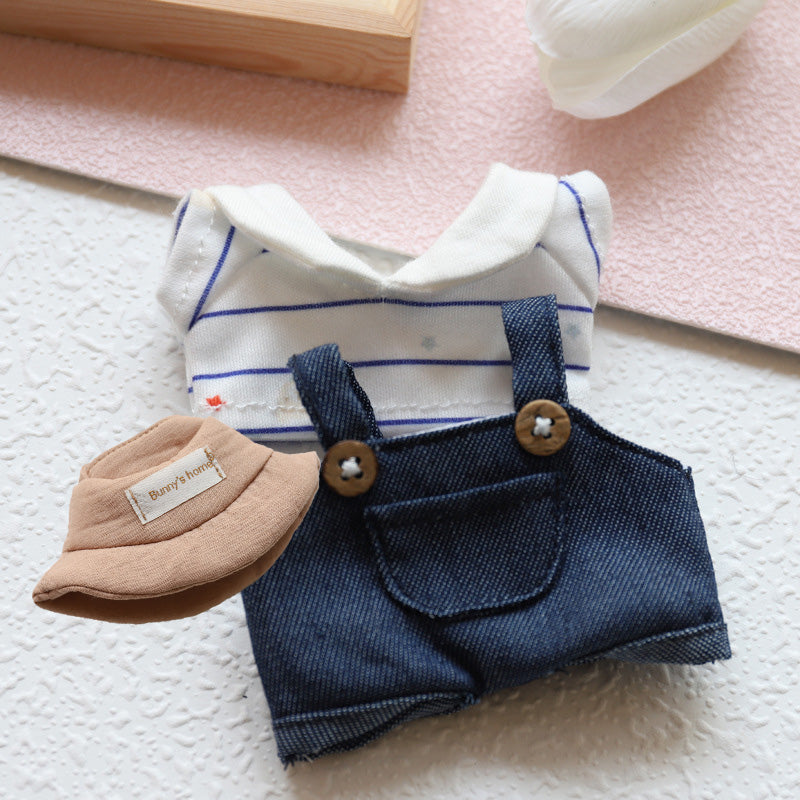 Designed for Labubu Clothes, Adorable Chic Dress Set for 17cm Labubu Dolls, Doll Clothes for Labubu Accessories (NO Doll)