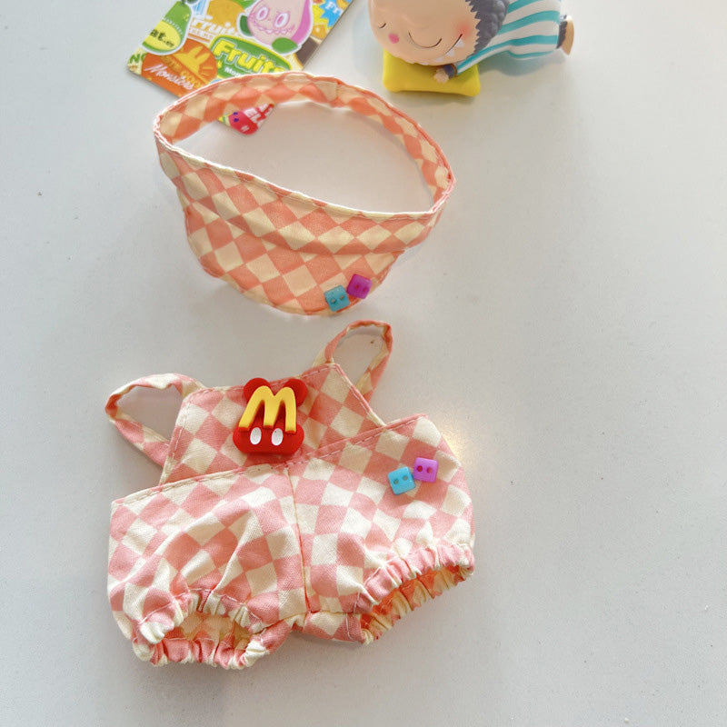 Designed for Labubu Clothes, Adorable Chic Dress Set for 17cm Labubu Dolls, Doll Clothes for Labubu Accessories (NO Doll)