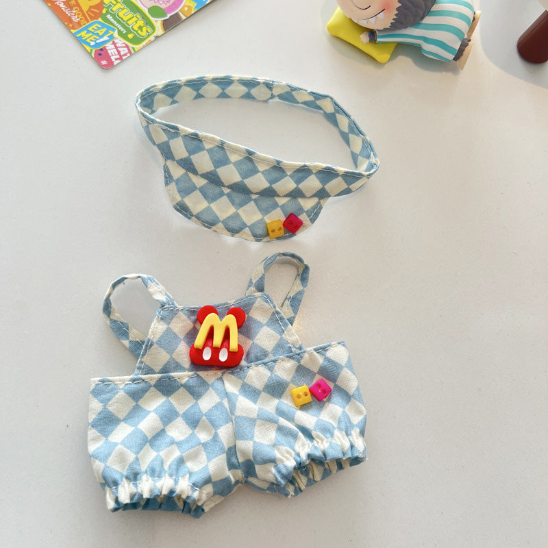 Designed for Labubu Clothes, Adorable Chic Dress Set for 17cm Labubu Dolls, Doll Clothes for Labubu Accessories (NO Doll)