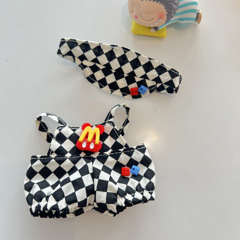 Designed for Labubu Clothes, Adorable Chic Dress Set for 17cm Labubu Dolls, Doll Clothes for Labubu Accessories (NO Doll)