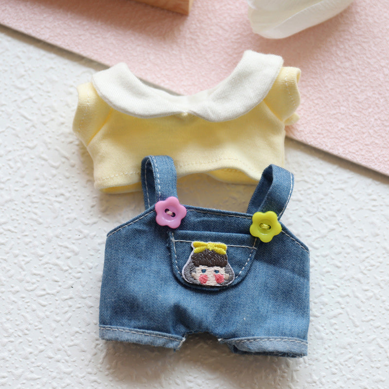 Designed for Labubu Clothes, Adorable Chic Dress Set for 17cm Labubu Dolls, Doll Clothes for Labubu Accessories (NO Doll)