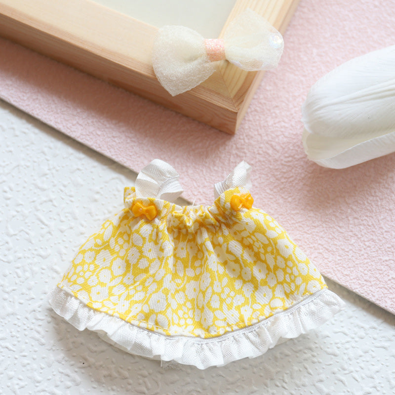 Designed for Labubu Clothes, Adorable Chic Dress Set for 17cm Labubu Dolls, Doll Clothes for Labubu Accessories (NO Doll)