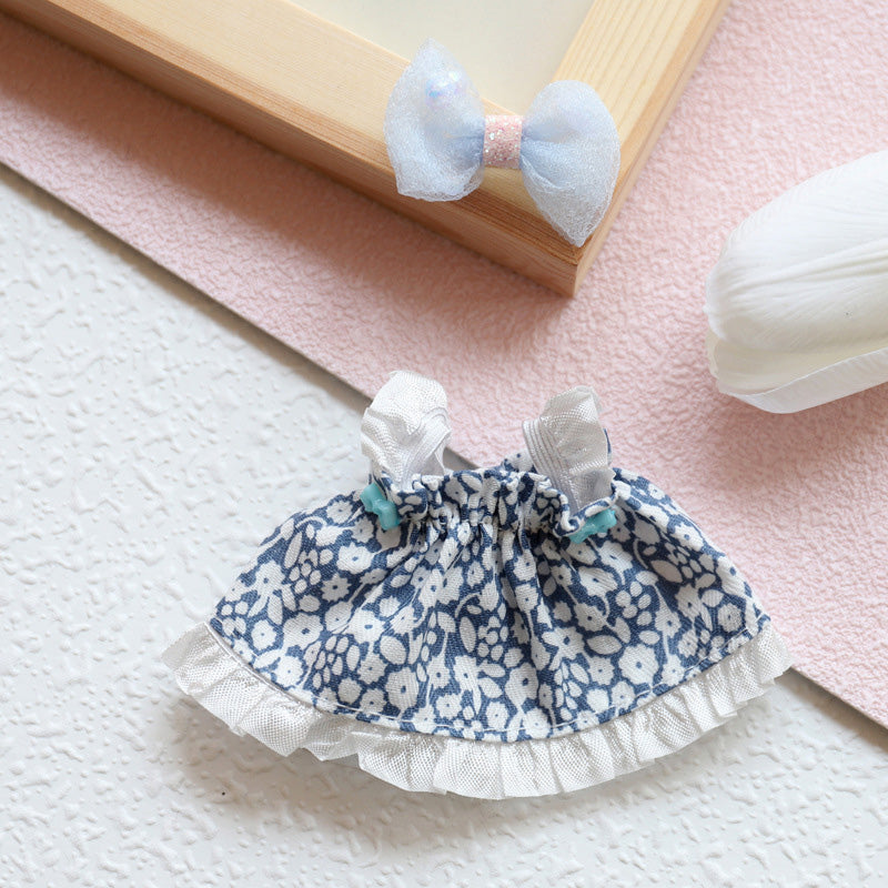 Designed for Labubu Clothes, Adorable Chic Dress Set for 17cm Labubu Dolls, Doll Clothes for Labubu Accessories (NO Doll)