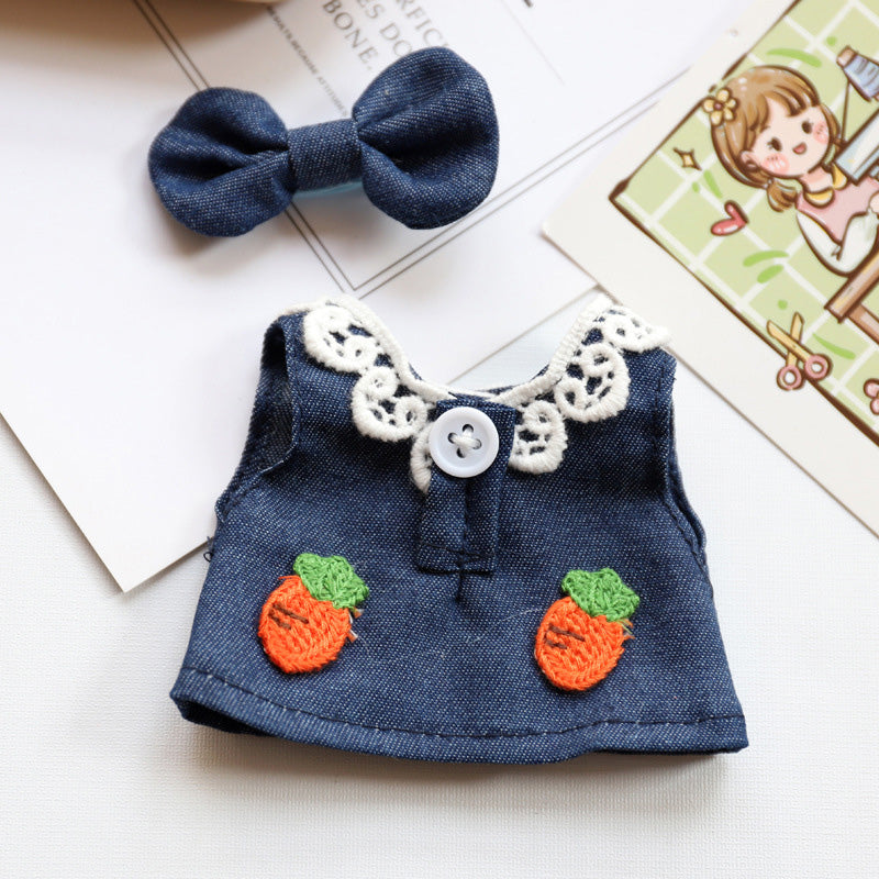 Doll Clothes Luxury Chic Style Set for Labubu Dolls, High-End Fashion 17cm Dolls Accessories Premium with Labubu, Outfit Accessories No Doll