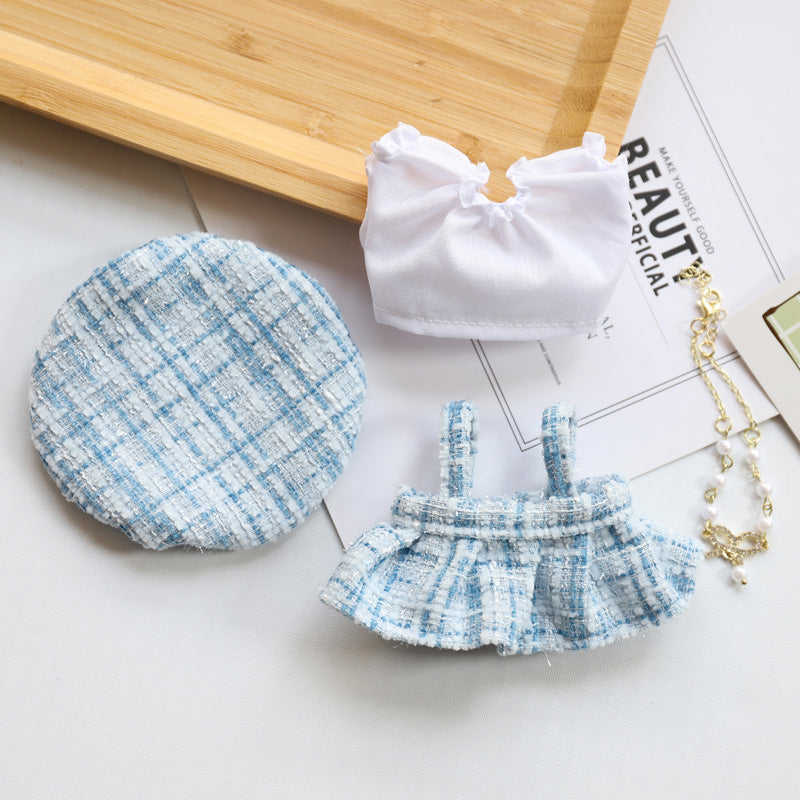 Doll Clothes Luxury Chic Style Set for Labubu Dolls, High-End Fashion 17cm Dolls Accessories Premium with Labubu, Outfit Accessories No Doll