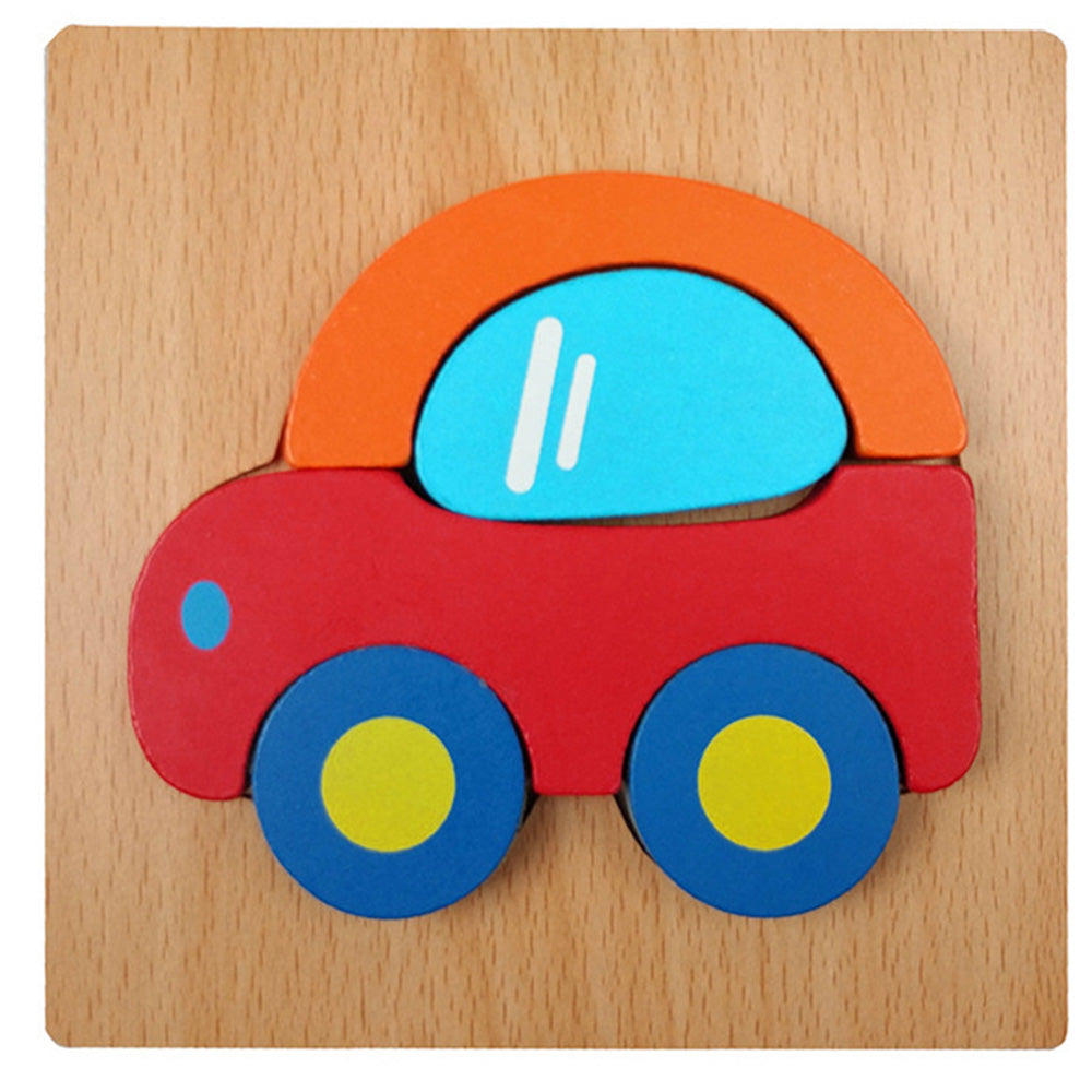 JM-1110 Wooden Toddler Puzzles, Animal Montessori Toys for 1-3 Year Old Boys & Girls, Learning Educational Preschool Toys, Great Gifts for 1 2 3 Year Olds