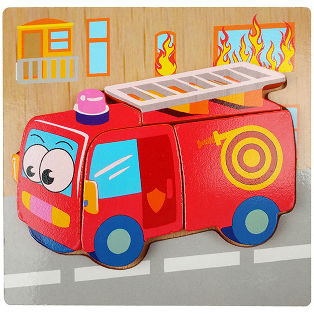 JM-1110 Wooden Toddler Puzzles, Animal Montessori Toys for 1-3 Year Old Boys & Girls, Learning Educational Preschool Toys, Great Gifts for 1 2 3 Year Olds