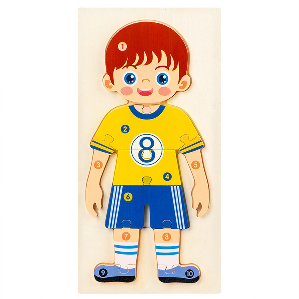 People Who Help Us Peg Puzzles For Toddlers, 11.8 x 5.9 Inch Wooden Puzzles Mix and Match Cognition Community Number The People Puzzle Diversity Educational Toys Wood Play Learning Toy.