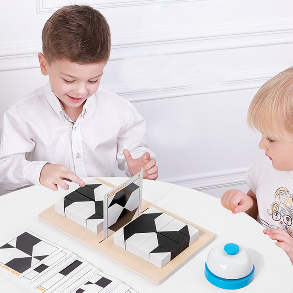 Wood Brain Teaser Puzzles,Block Puzzle,Hidden Building Block Puzzle,Wooden Block Puzzle,3D Block Brain Teaser Puzzle Game,Logic Toys for Kids with 40 Challenges,Best Gifts for Kids Ages 3+