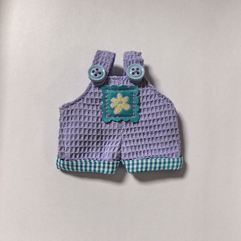 Cool Denim Overalls For 12cm Dolls , Stylish Adorable Dolls Clothes Accessories, Cute Clothes For Dress Up Unique Style