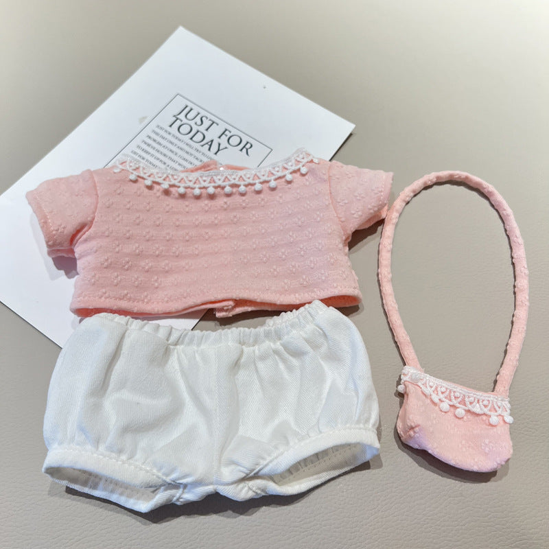 17cm/40cm Clothes Set(NO Doll), Overalls Set for 17cm/40cm Accessories Suit, Cute Clothes for Dress up Unique Style