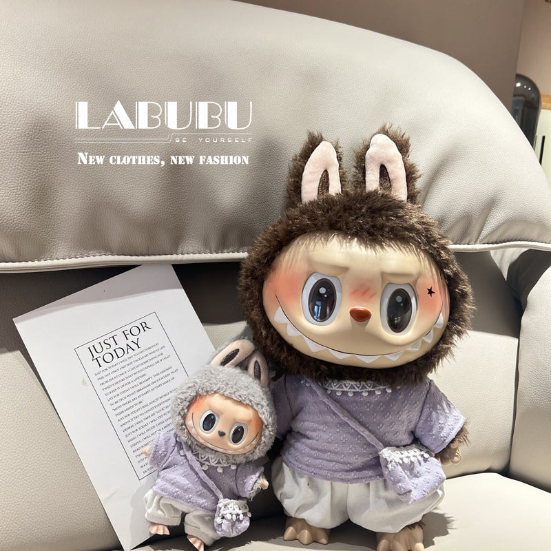 17cm/40cm Clothes Set(NO Doll), Overalls Set for 17cm/40cm Accessories Suit, Cute Clothes for Dress up Unique Style