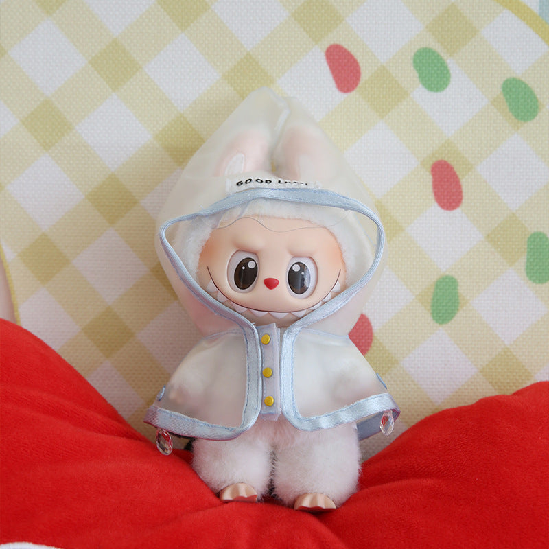 Rain Coat For 17cm Dolls, Stylish Adorable Dolls Clothes Accessories, Cute Clothes For Dress Up Unique Style