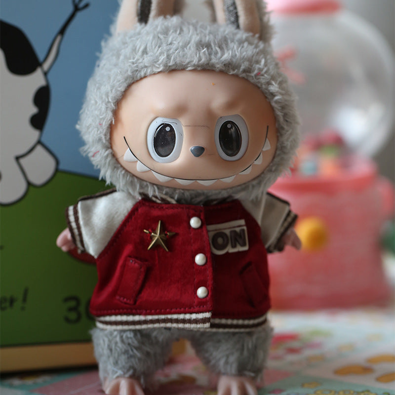 Handmade Coat For 17cm Dolls, Stylish Adorable Dolls Clothes Accessories, Cute Clothes For Dress Up Unique Style