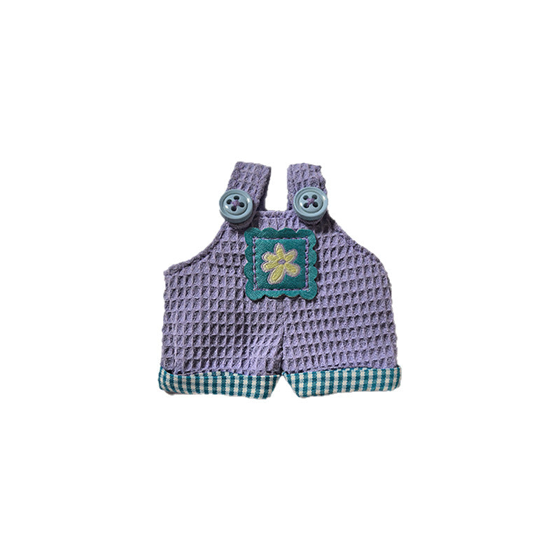 Cool Denim Overalls For 12cm Dolls , Stylish Adorable Dolls Clothes Accessories, Cute Clothes For Dress Up Unique Style