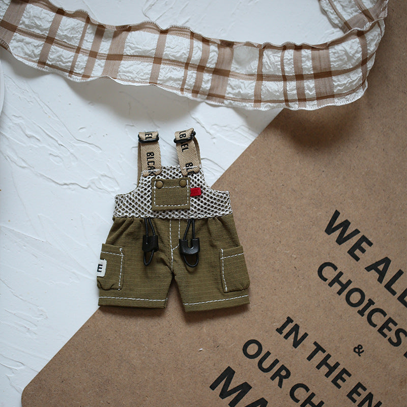 Cool Denim Overalls For 12cm Dolls , Stylish Adorable Dolls Clothes Accessories, Cute Clothes For Dress Up Unique Style