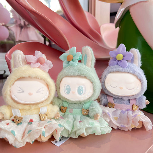 Doll Clothes Luxury Chic Style Set for Labubu Dolls, High-End Fashion 17cm Dolls Accessories Premium with Labubu, Outfit Accessories No Doll