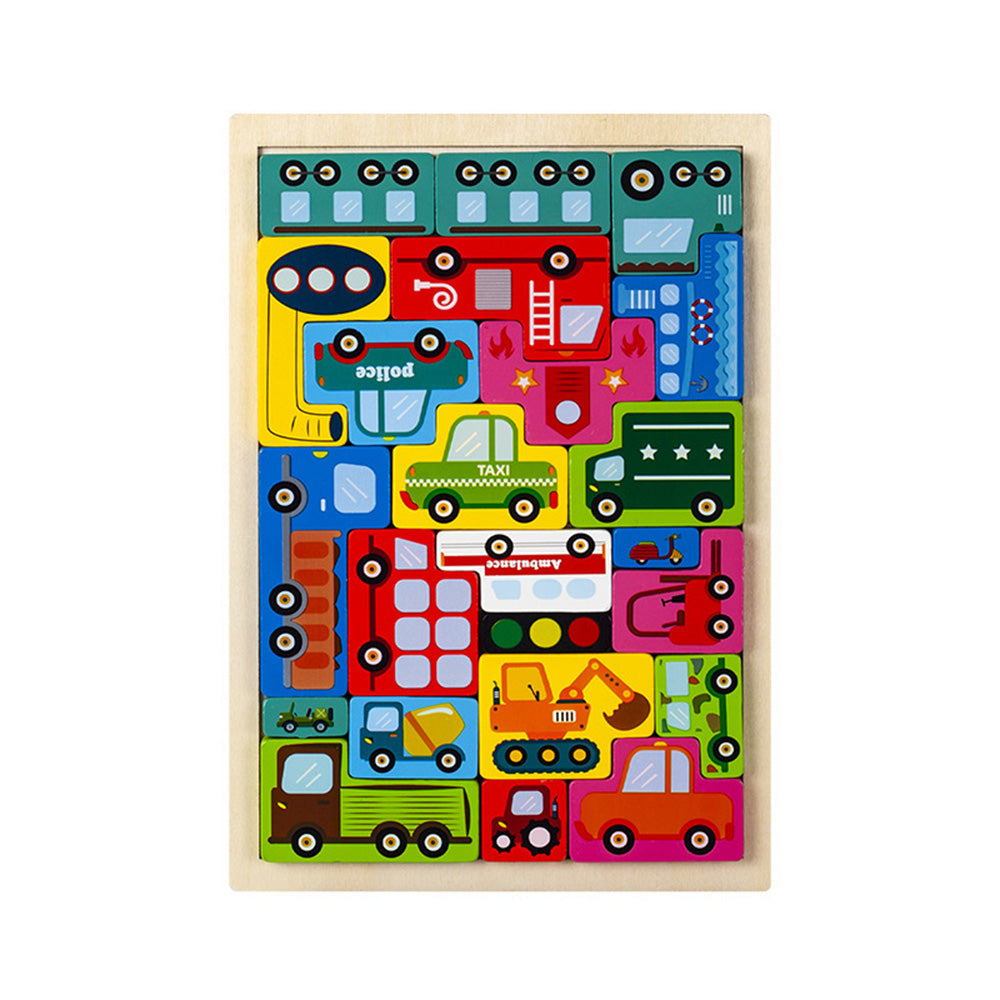 Wooden Blocks Puzzle Russian Blocks for Kids Age 3 4 5 Years Old, Children's Puzzle Game Board Learning Education Montessori Toddler Puzzle Wooden Toys for Kids Birthday Party Gift