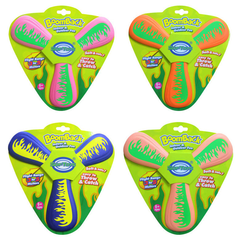 ST3008 Outdoor Boomerang 4 Pack, Light Foam for Safe, Outdoor Boomerang Fun!