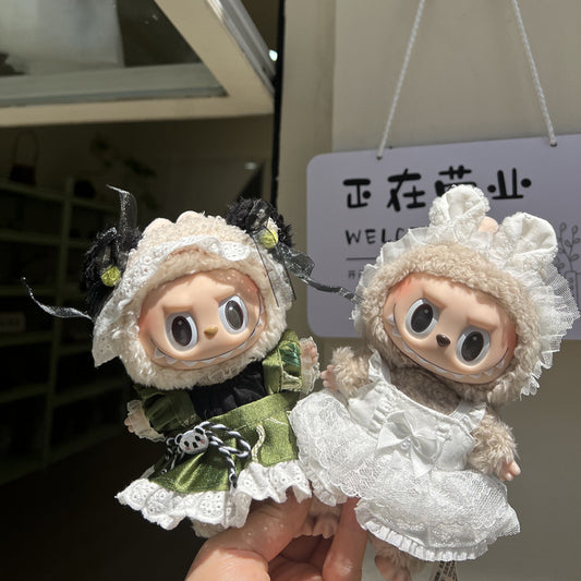 Designer Clothes for Dolls Accessories15cm /17cm Doll Clothing Set Replacement Pink Outfit 3Pcs Set